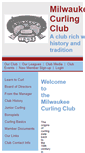 Mobile Screenshot of milwaukeecurlingclub.com