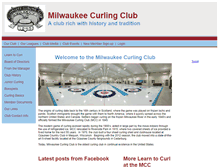Tablet Screenshot of milwaukeecurlingclub.com